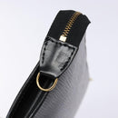 LOUIS VUITTON Epi Pochette Accessoires Accessory Pouch Black M52982 Auth 140188-8