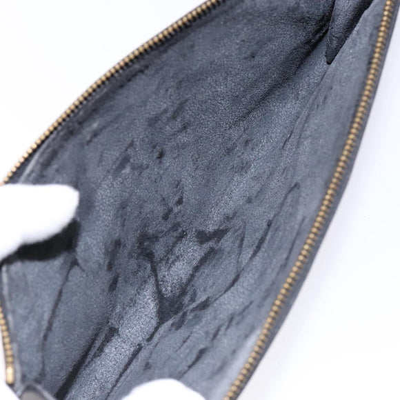 LOUIS VUITTON Epi Pochette Accessoires Accessory Pouch Black M52982 Auth 140188