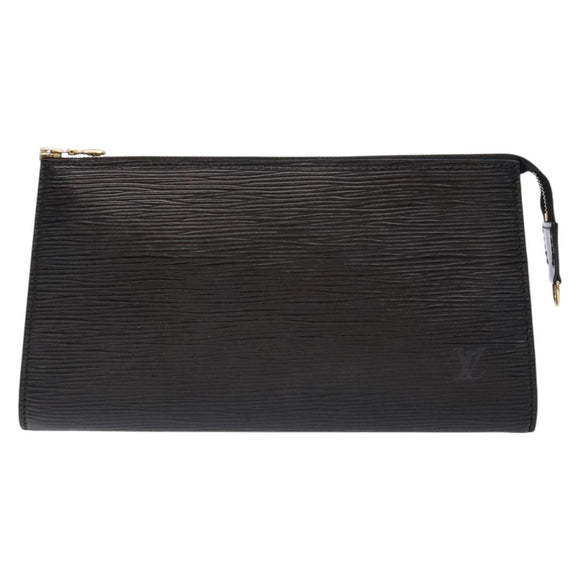 LOUIS VUITTON Epi Pochette Accessoires Accessory Pouch Black M52982 Auth 140188