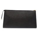 LOUIS VUITTON Epi Pochette Accessoires Accessory Pouch Black M52982 Auth 140188-2