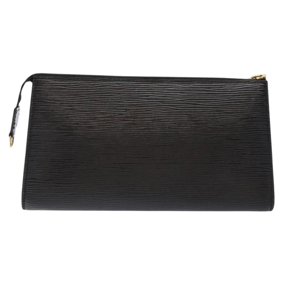 LOUIS VUITTON Epi Pochette Accessoires Accessory Pouch Black M52982 Auth 140188