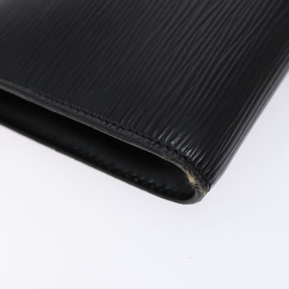LOUIS VUITTON Epi Pochette Accessoires Accessory Pouch Black M52982 Auth 140188