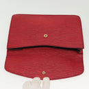 LOUIS VUITTON Epi Montaigne 23 Clutch Bag Red M52667 LV Auth 140189-9