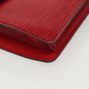 LOUIS VUITTON Epi Montaigne 23 Clutch Bag Red M52667 LV Auth 140189-7