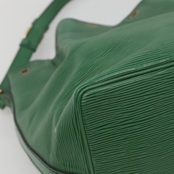 LOUIS VUITTON Epi Petit Noe Shoulder Bag Green M44104 LV Auth 140190