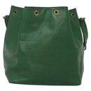 LOUIS VUITTON Epi Petit Noe Shoulder Bag Green M44104 LV Auth 140190-13