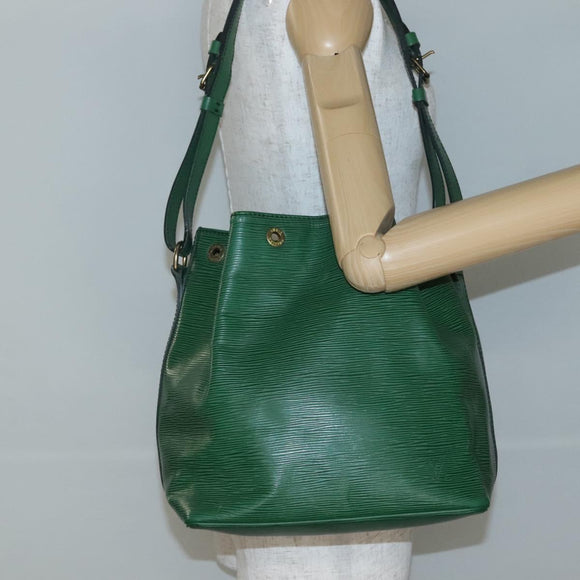LOUIS VUITTON Epi Petit Noe Shoulder Bag Green M44104 LV Auth 140190