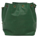 LOUIS VUITTON Epi Petit Noe Shoulder Bag Green M44104 LV Auth 140190-2