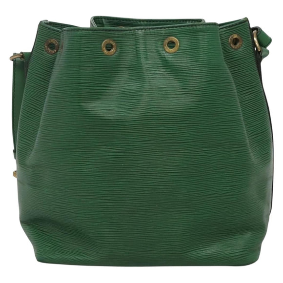 LOUIS VUITTON Epi Petit Noe Shoulder Bag Green M44104 LV Auth 140190