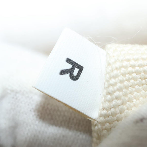 PRADA Hand Bag Raffia 2way Ivory Gold Auth 140191