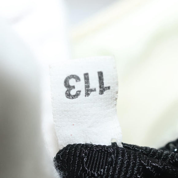 PRADA Shoulder Bag Nylon Ivory Silver Auth 140192