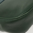 LOEWE Velazquez Hand Bag Leather Green Gold Auth 140193-15