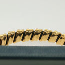 LOEWE Velazquez Hand Bag Leather Green Gold Auth 140193-8