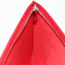 Christian Louboutin Shoulder Bag Sequin Red Silver Auth 140194V-22