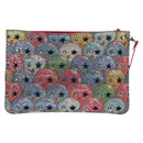 Christian Louboutin Shoulder Bag Sequin Red Silver Auth 140194V-13