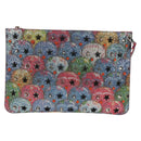 Christian Louboutin Shoulder Bag Sequin Red Silver Auth 140194V-2