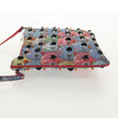 Christian Louboutin Shoulder Bag Sequin Red Silver Auth 140194V-3