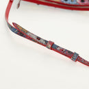 Christian Louboutin Shoulder Bag Sequin Red Silver Auth 140194V-8