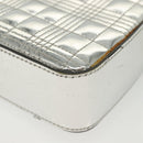 BURBERRY Chain Shoulder Bag Enamel Silver Auth 140195-18