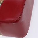 BURBERRY Nova Check Tote Bag Canvas Beige Gold Auth 140196-13