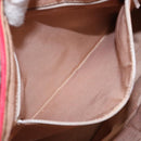 BURBERRY Nova Check Tote Bag Canvas Beige Gold Auth 140196-20