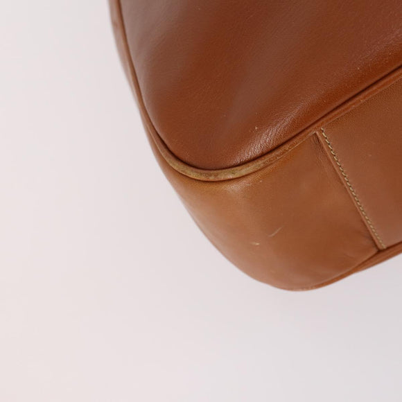 GUCCI Bamboo Shoulder Bag Leather 2way Brown Gold 001 1781 1577 Auth 140200