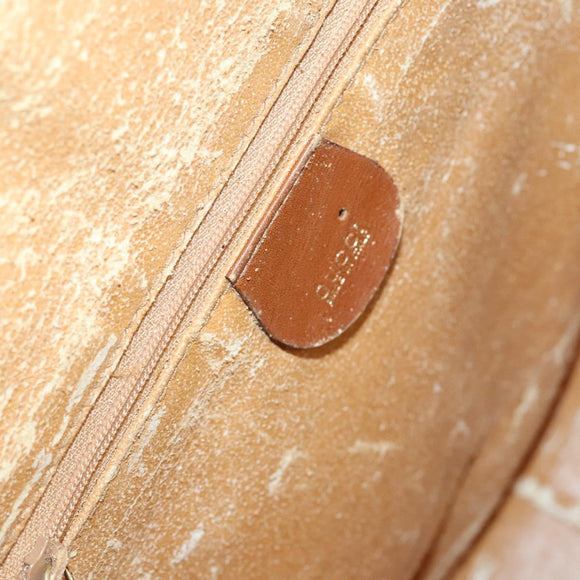 GUCCI Bamboo Shoulder Bag Leather 2way Brown Gold 001 1781 1577 Auth 140200