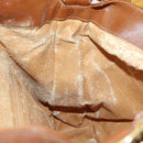 GUCCI Bamboo Shoulder Bag Leather 2way Brown Gold 001 1781 1577 Auth 140200-19