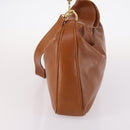 GUCCI Bamboo Shoulder Bag Leather 2way Brown Gold 001 1781 1577 Auth 140200-3