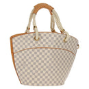 LOUIS VUITTON Damier Azur Pombronn PM Shoulder Bag N48057 LV Auth 140201V-1