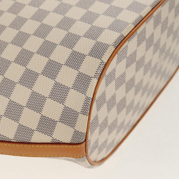 LOUIS VUITTON Damier Azur Pombronn PM Shoulder Bag N48057 LV Auth 140201V