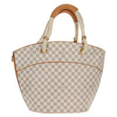 LOUIS VUITTON Damier Azur Pombronn PM Shoulder Bag N48057 LV Auth 140201V-2