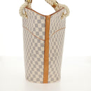 LOUIS VUITTON Damier Azur Pombronn PM Shoulder Bag N48057 LV Auth 140201V-4