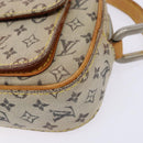 LOUIS VUITTON Monogram Mini Juliet MM Shoulder Bag Blue M92004 LV Auth 140203-9