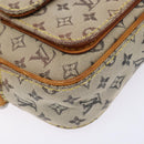 LOUIS VUITTON Monogram Mini Juliet MM Shoulder Bag Blue M92004 LV Auth 140203-14