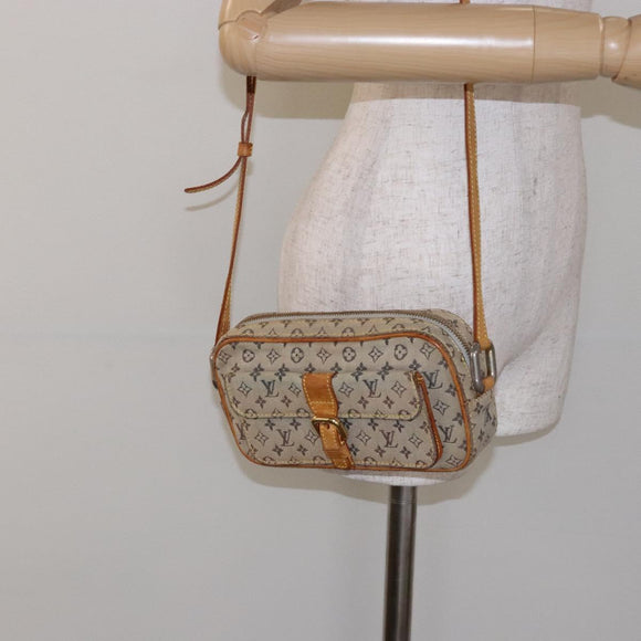 LOUIS VUITTON Monogram Mini Juliet MM Shoulder Bag Blue M92004 LV Auth 140203