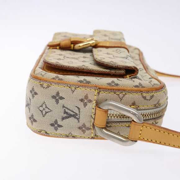 LOUIS VUITTON Monogram Mini Juliet MM Shoulder Bag Blue M92004 LV Auth 140203