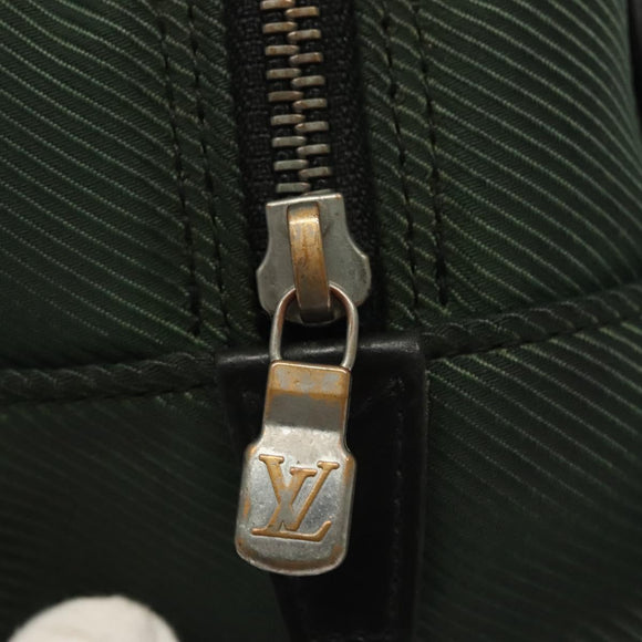LOUIS VUITTON Taiga Leer Parana Clutch Tas Ardoise M30752 LV Auth 140204