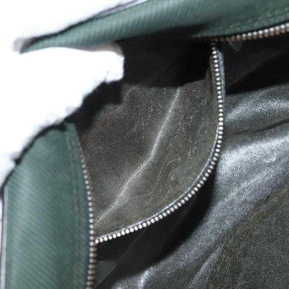 LOUIS VUITTON Taiga Leather Parana Clutch Bag Ardoise M30752 LV Auth 140204