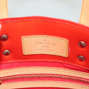 LOUIS VUITTON Monogram Vernis Reade PM Hand Bag Red Rouge M91088 LV Auth 140205-10