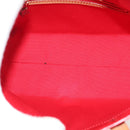 LOUIS VUITTON Monogram Vernis Reade PM Hand Bag Red Rouge M91088 LV Auth 140205-11