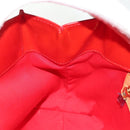 LOUIS VUITTON Monogram Vernis Reade PM Hand Bag Red Rouge M91088 LV Auth 140205-19