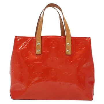 LOUIS VUITTON Monogram Vernis Reade PM Hand Bag Red Rouge M91088 LV Auth 140205 - 0