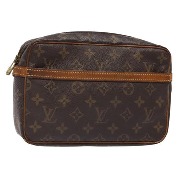 LOUIS VUITTON Monogram Compiegne 23 Clutch Bag M51847 LV Auth 140209