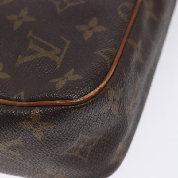 LOUIS VUITTON Monogram Compiegne 23 Clutch Bag M51847 LV Auth 140209