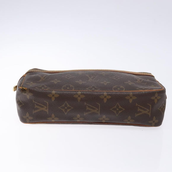 LOUIS VUITTON Monogram Compiegne 23 Clutch Bag M51847 LV Auth 140209