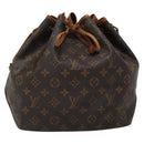 LOUIS VUITTON Monogram Petit Noe Shoulder Bag M42226 LV Auth 140210-1