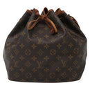 LOUIS VUITTON Monogram Petit Noe Shoulder Bag M42226 LV Auth 140210-13