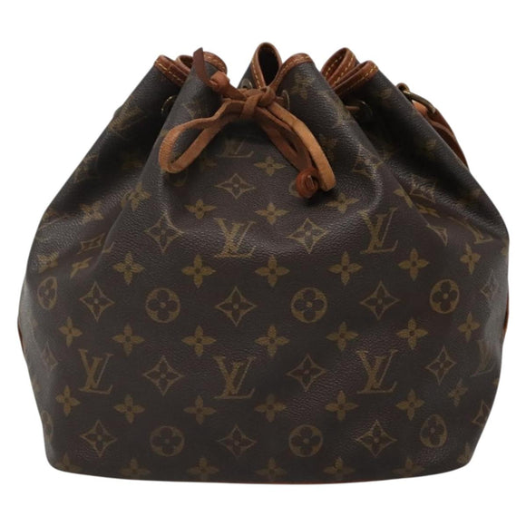 LOUIS VUITTON Monogram Petit Noe Shoulder Bag M42226 LV Auth 140210