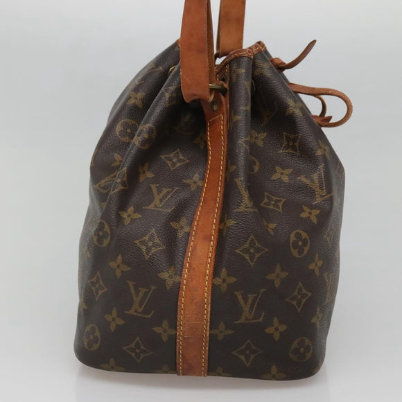 LOUIS VUITTON Monogram Petit Noe Shoulder Bag M42226 LV Auth 140210